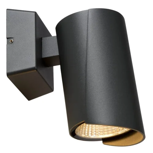 Настенный светильник LED Manal 27896/12/29 Lucide уличный IP65 чёрный 1 лампа, плафон чёрный в стиле современный LED фото 3